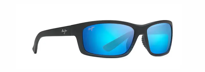 Kanaio Coast Sunglasses – Matte Translucent Blue Frame, Blue Hawaii Lenses
