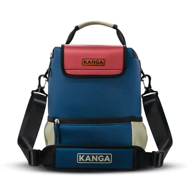 Kanga Ridge 6-Pack or 12-Pack Cooler – Red/Navy/Green