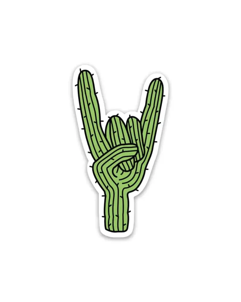 Keep Nature Wild ‘Rockin’ Saguaro’ Cactus-Themed Sticker