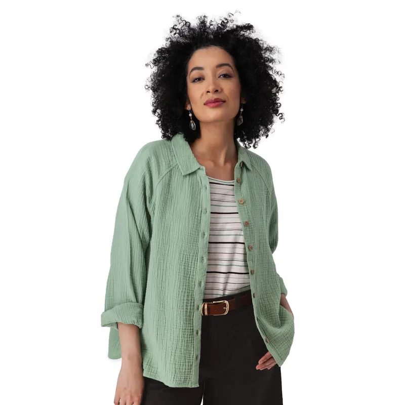 Kelford Full-Button Long-Sleeve Shirt