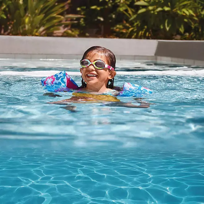 Kid-Sized Anti-Fog Swimming Goggles with Adjustable Strap