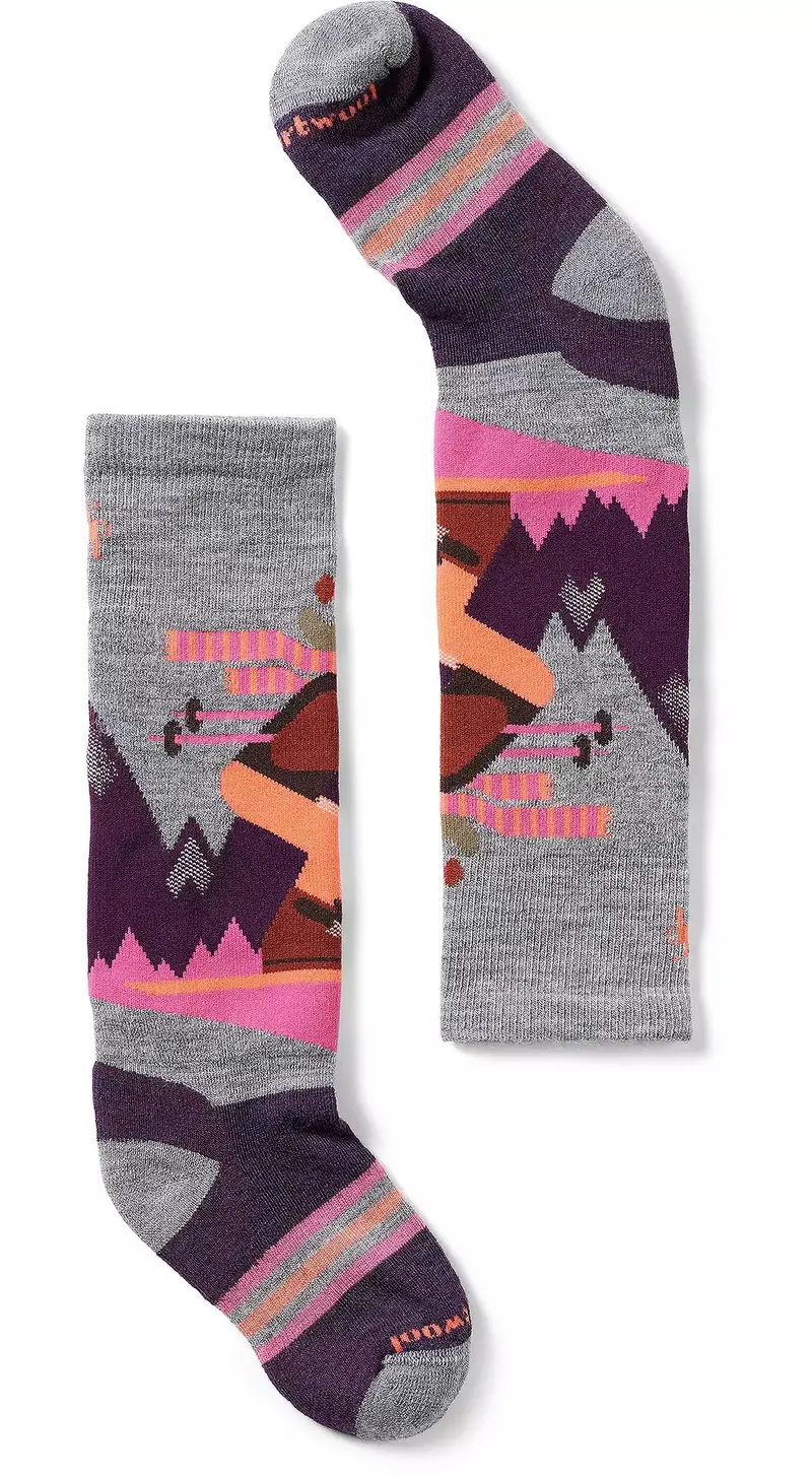 Kids’ Mountain Moose Wintersport Full-Cushion Over-the-Calf Socks