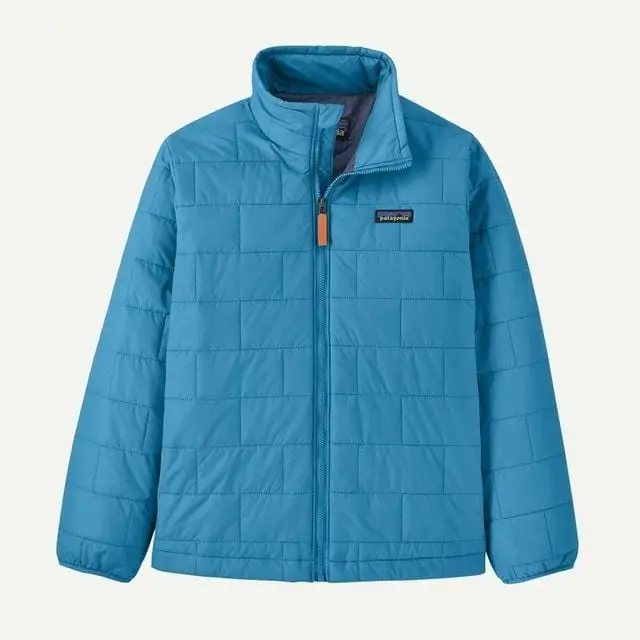 Kids’ Patagonia Nano Puff Brick-Quilted Insulated Jacket