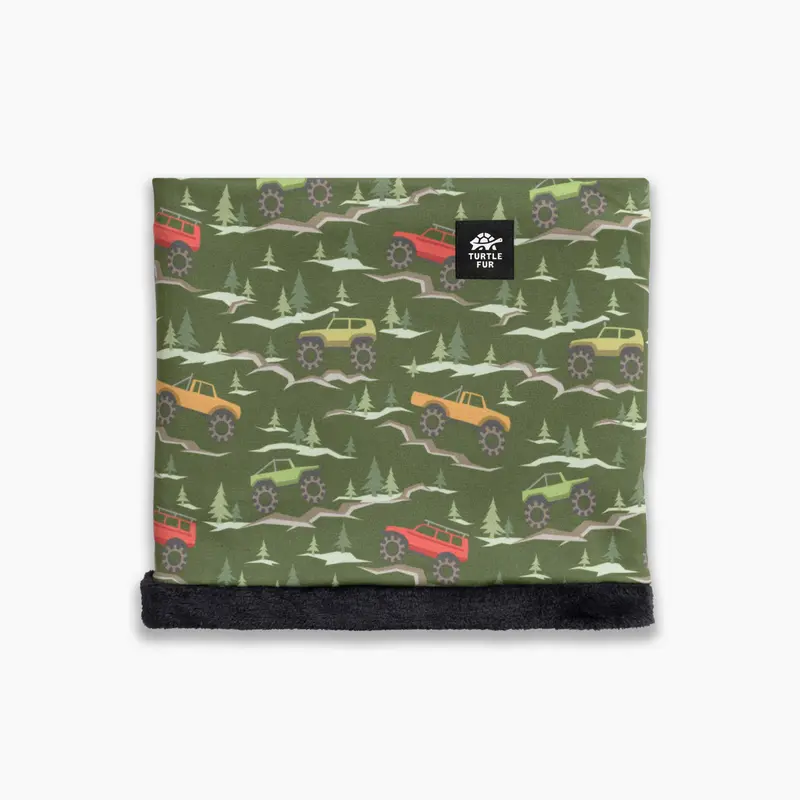 Kids’ Turtle Fur Lined Neck Warmer – Stretchy Thermal Protection