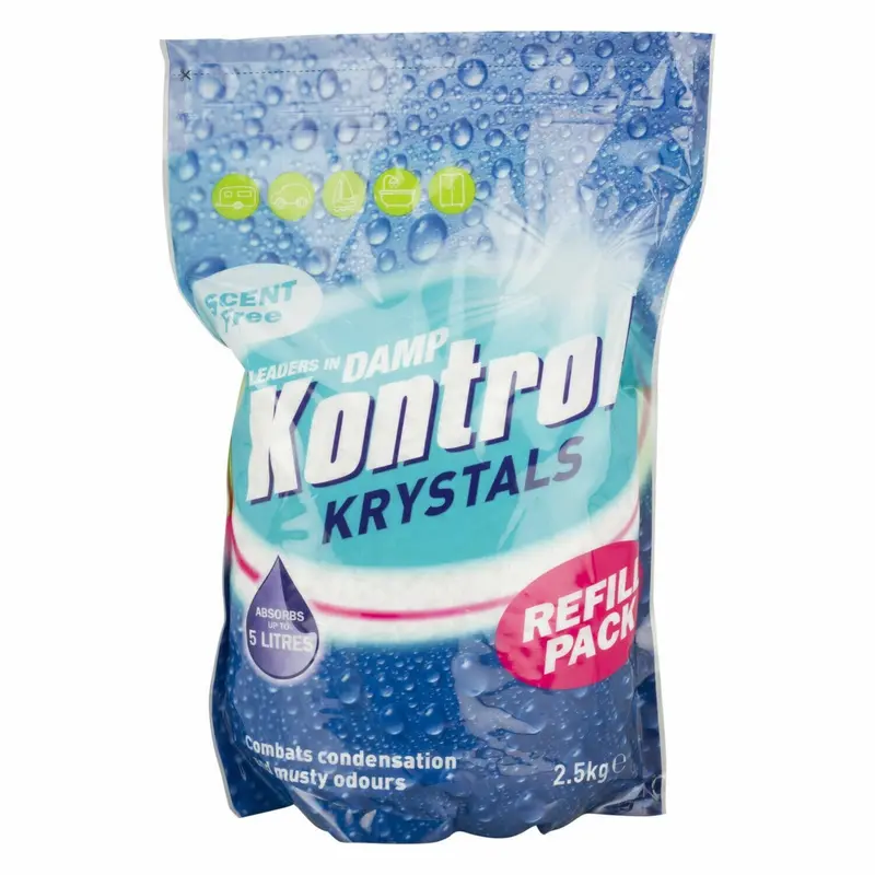 Kontrol Moisture Absorber Crystals Refill – 2.5kg Condensation Control Pack