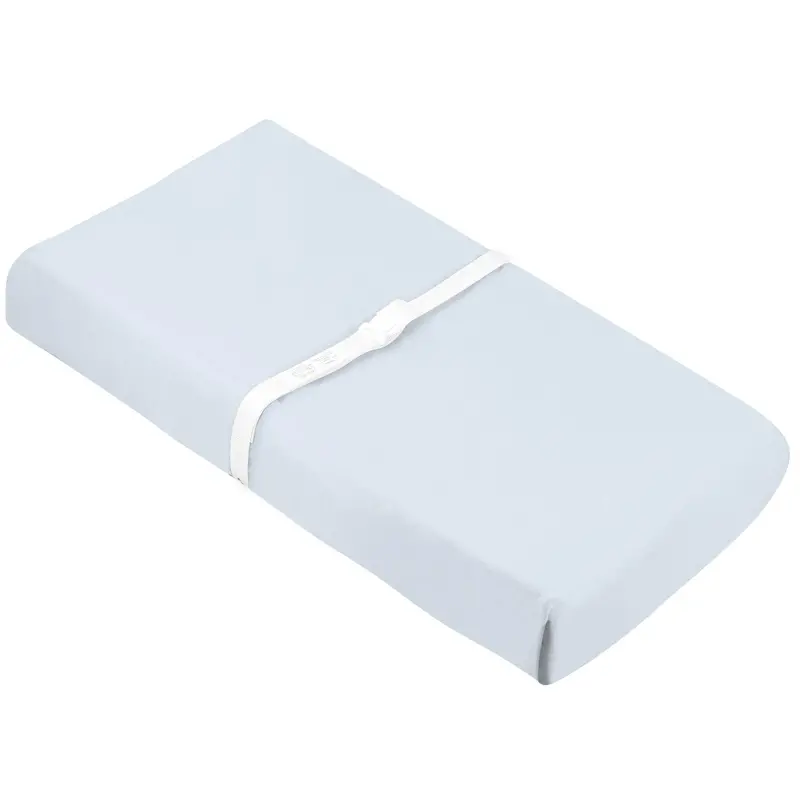 KUSHIES Organic Jersey Fitted Changing Pad Sheet – Sky Blue