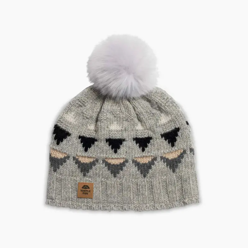 Lambswool Moonglade Beanie – Gradient-Dyed Wool Knit