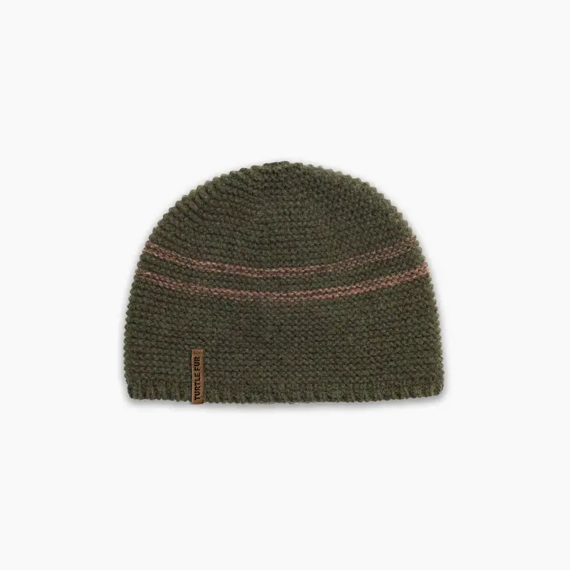 Lambswool River Beanie – Textured Rib-Knit Cold-Weather Accessory