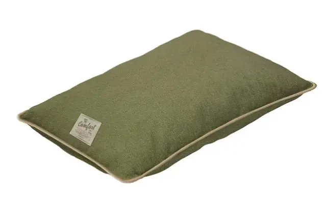 Large Teddy-Style Pet Bed – Forest Green, 30″ x 40″