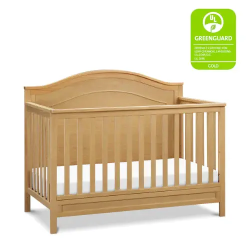Lea Natural 4-in-1 Convertible Crib with Full-Size Bed Conversion