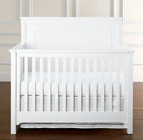 Ledger 4-Stage Convertible Crib – Crisp White Finish
