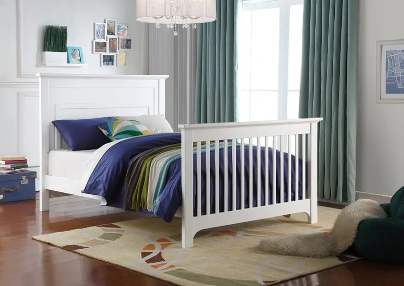 Ledger Converted Crib – Crisp White Finish