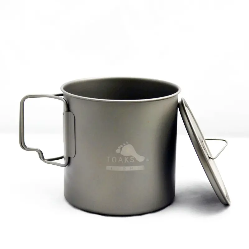 Lightweight Titanium 650ml Cooking Pot – Ultralight Backpacking Essential