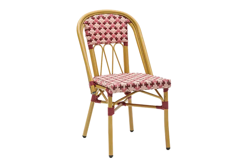 Lilou Wicker Café Chair – Handwoven French Design