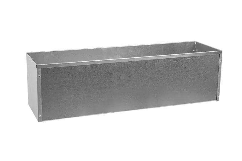 Liva Galvanized Steel Balcony Planter – 60 / 80 / 100 cm Options