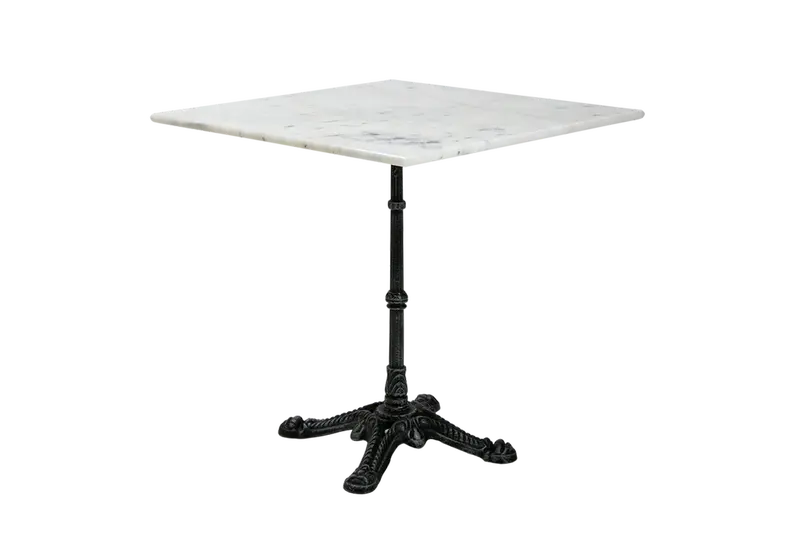 Loire Square Marble Table – 70 x 70 cm Premium Outdoor Surface