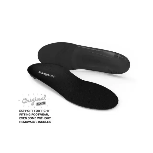 Low-Arch All-Purpose Support Insole – Black