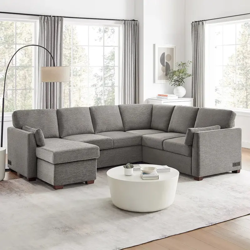 Luke Modular Sleeper Sectional with Reversible Chaise & Hidden Storage