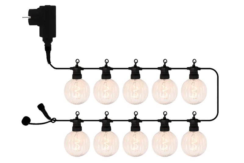 Luke Starter Kit: 10 Clear Edison Bulbs