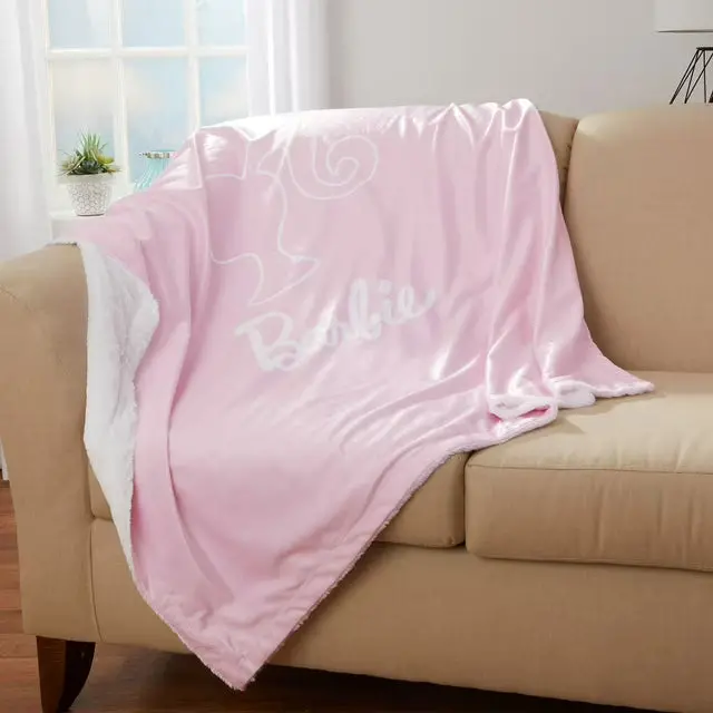 Luxe Textured Faux Fur Throw Blanket – 50″ x 60″