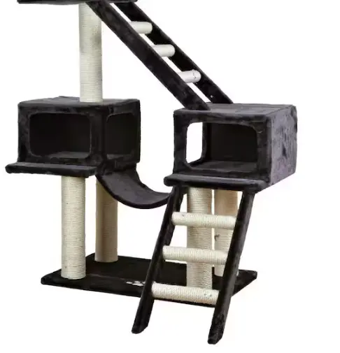 Malaga Gray Cat Playground – Modular Climbing and Resting Structure