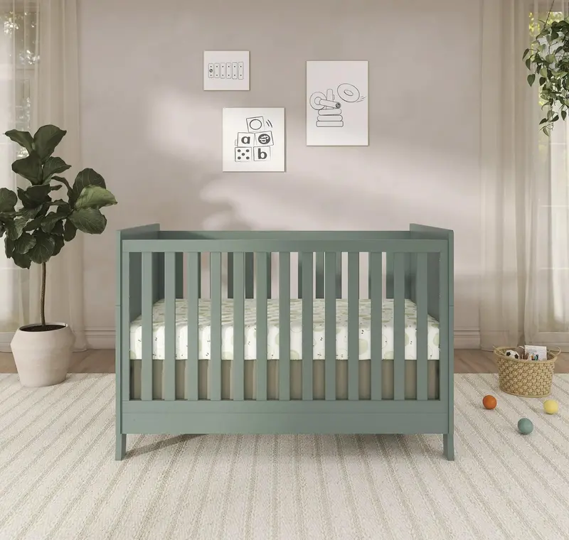 Margot 4-in-1 Convertible Crib – Soft Sage Finish