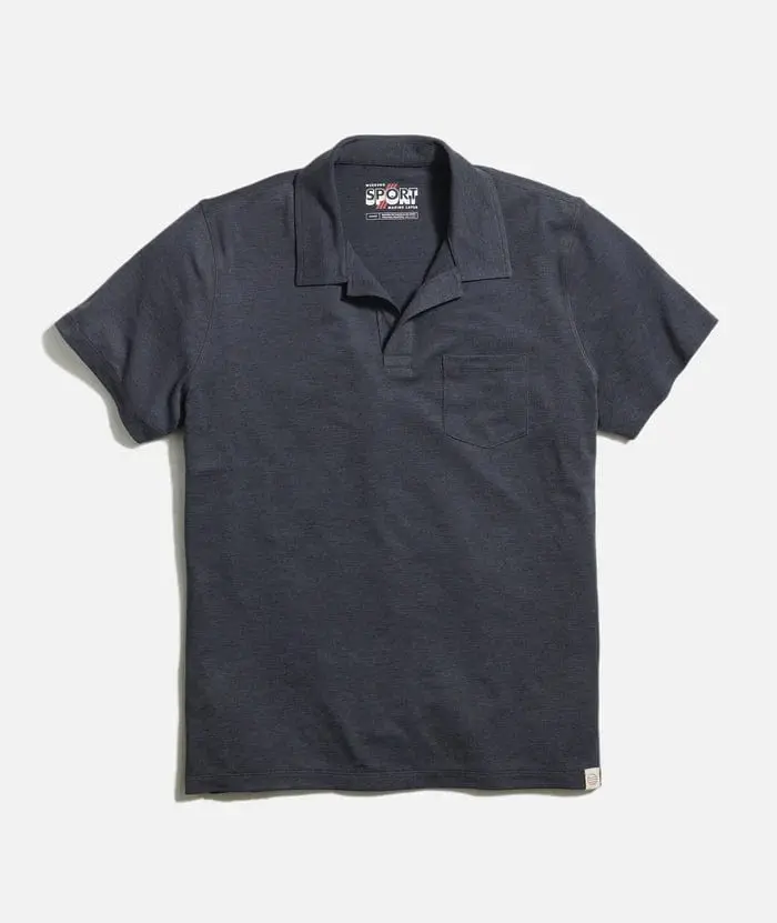 Marine Layer Men’s Air-Knit Polo Shirt