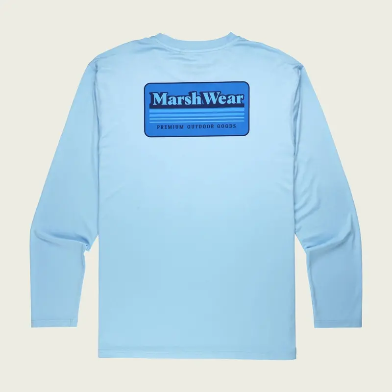 Marsh Wear Gradient Tech Crew Neck T-Shirt for Men