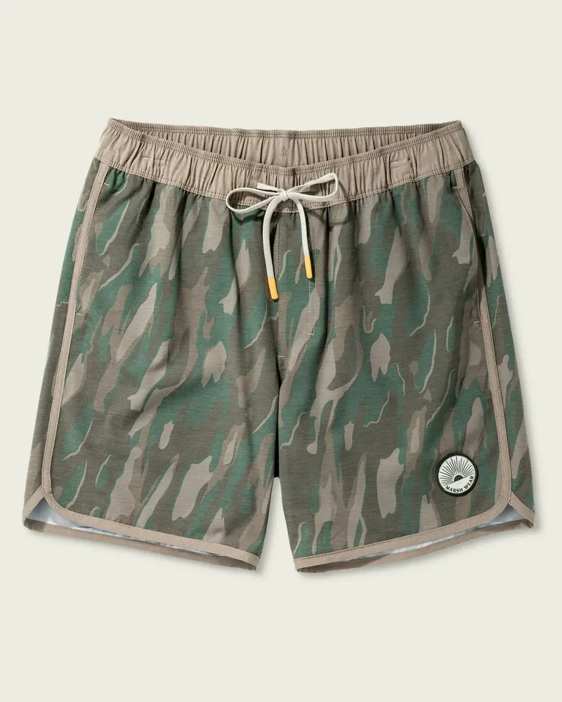 Marsh Wear SurfStride Thyme Lowland Camo Shorts for Men