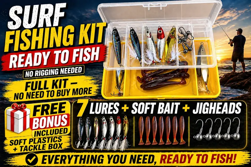 MasterPro Saltwater Metal Lure Kit – Designed for Australian Surf and Coastal Fishing