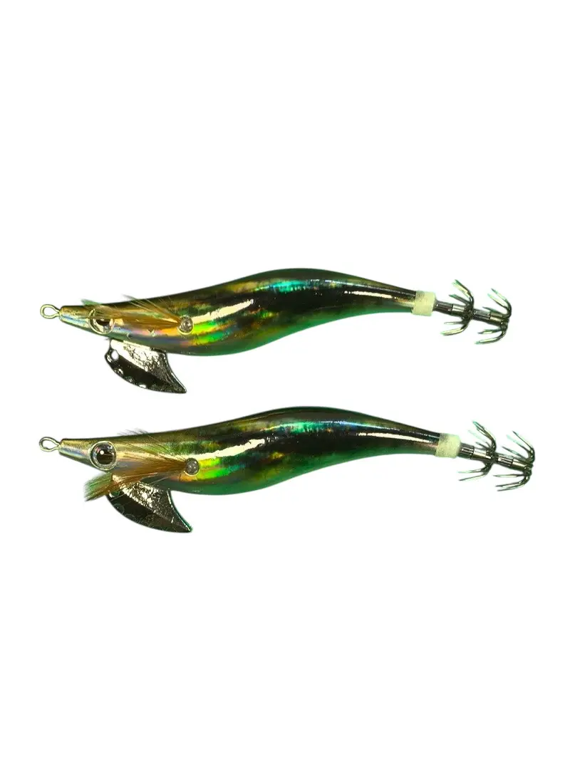 MASTERPRO Squid Jig 3.0 – ‘Ghost Pilchard’ Color, Twin-Pack Saltwater Tackle