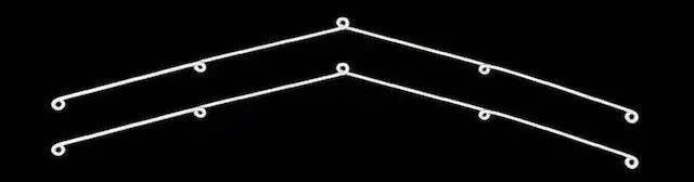 Masterpro Stainless Steel Teaser Spreader Bar – 800mm, 5-Ring Design
