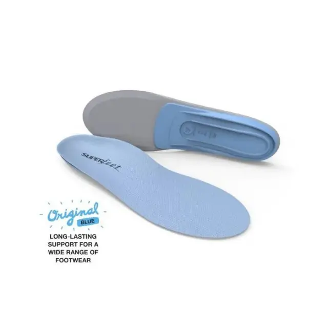 Medium-Arch All-Purpose Support Insole – Blue