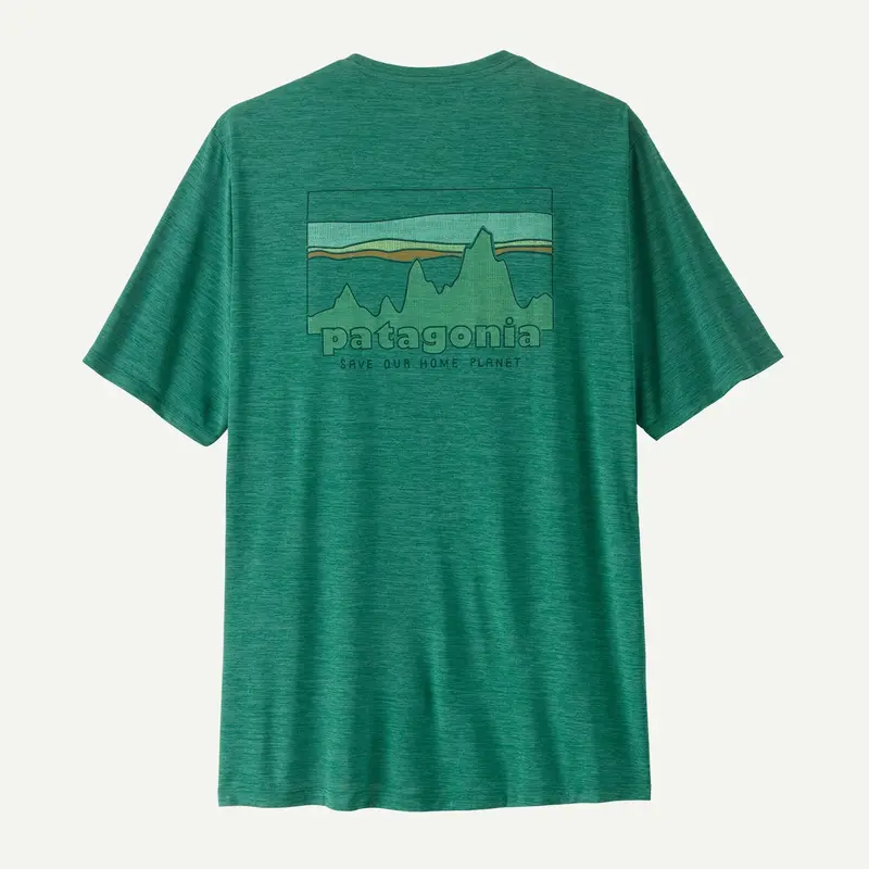Men’s Cap Cool Daily Shirt – 73″ Skyline Graphic
