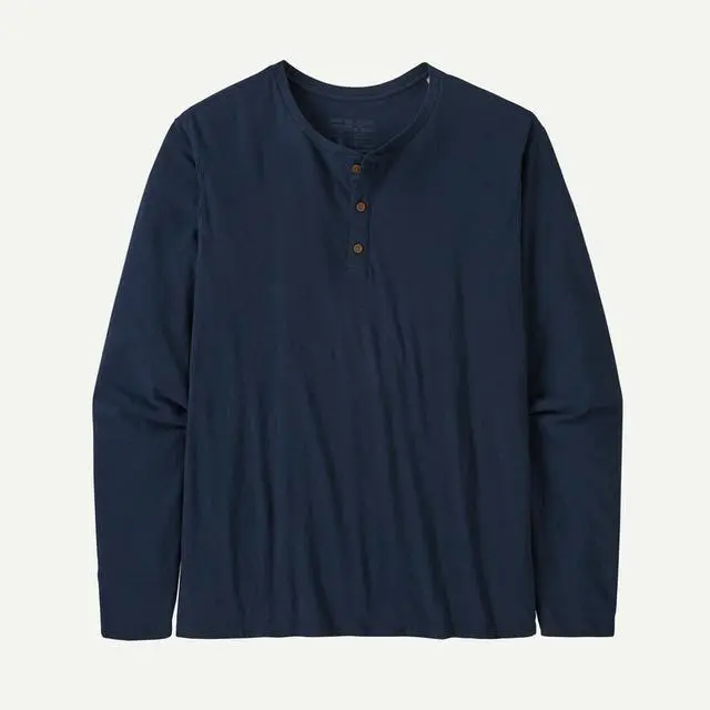 Men’s Everyday Long-Sleeve Henley Top