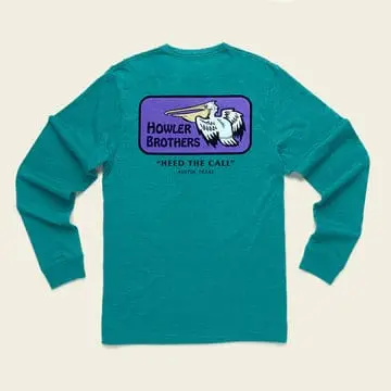 Men’s Howler Bros Long Sleeve Blended Performance Tee