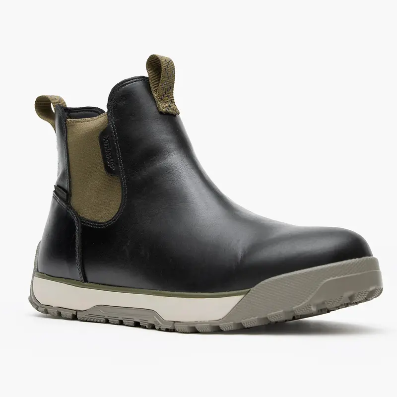 Men’s Leather Ankle Deck Work Boot