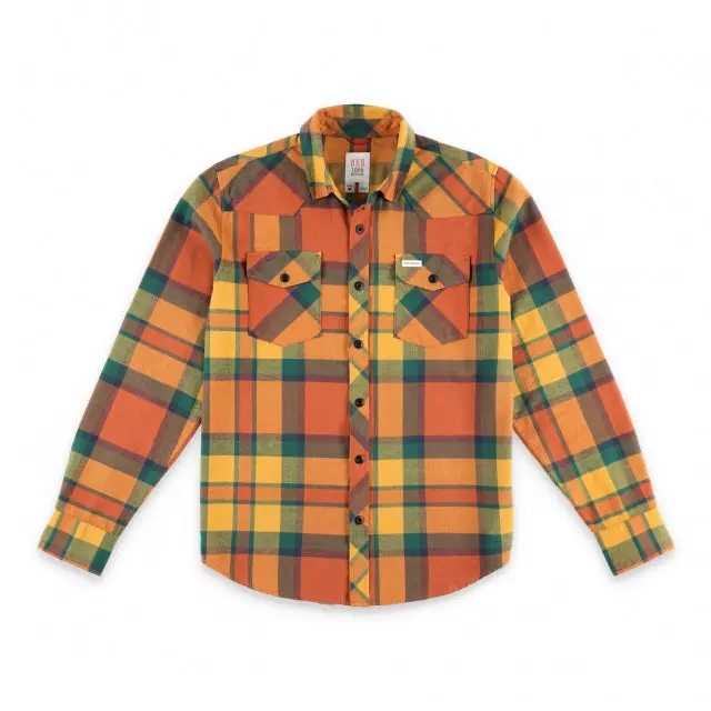 Men’s Long-Sleeve Mountain-Themed Performance Shirt