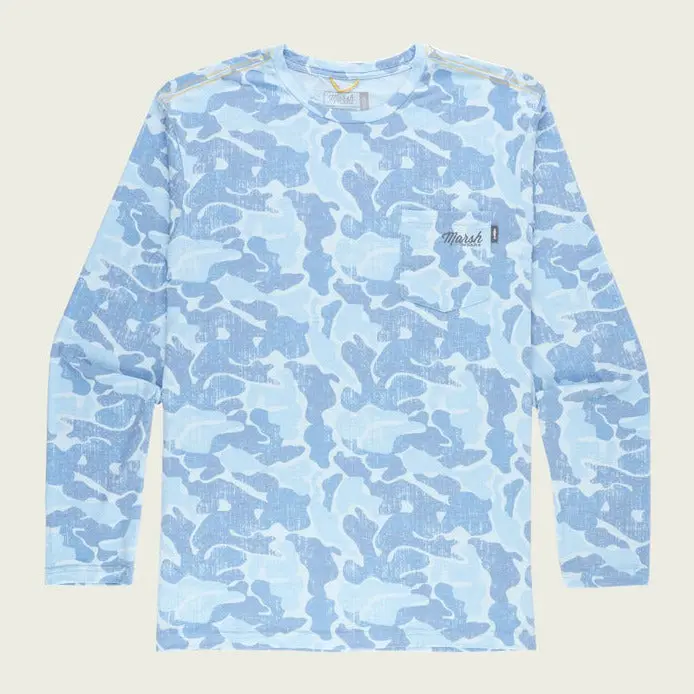Men’s Pamlico Hazy Copahee Camo Long-Sleeve Performance Shirt