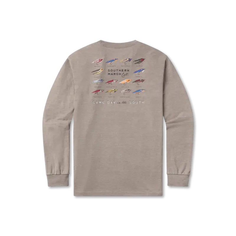 Men’s Seawash Game Day Long Sleeve – Southern Marsh Performance Tee