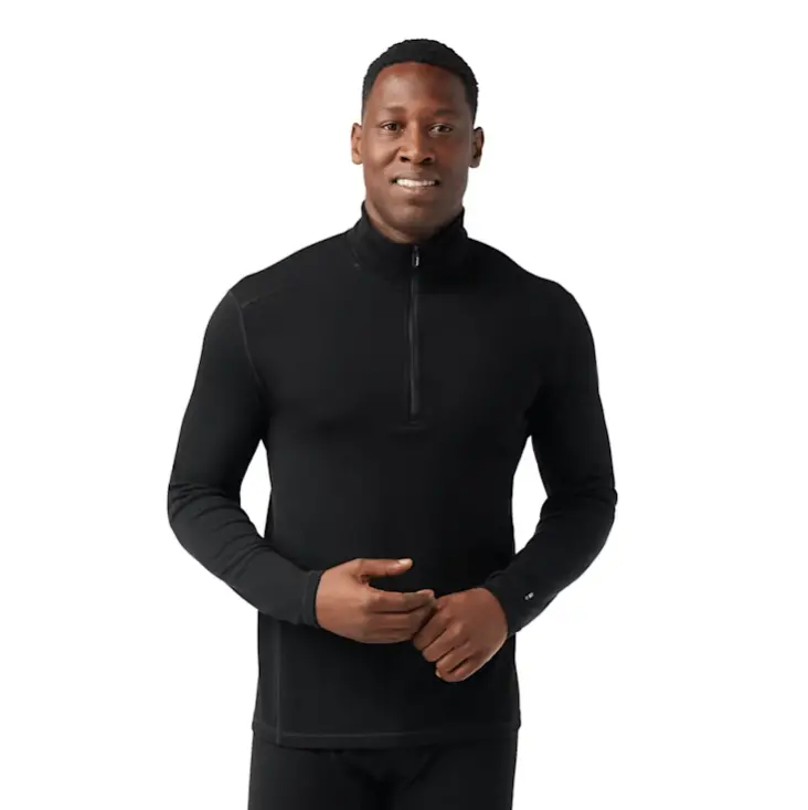 Men’s Smartwool Classic Thermal Merino Wool Quarter-Zip Base Layer