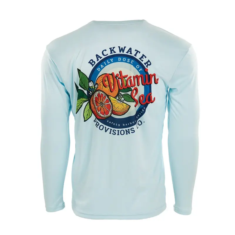 Men’s Vitamin Sea Long-Sleeve Performance Shirt – UPF 50+