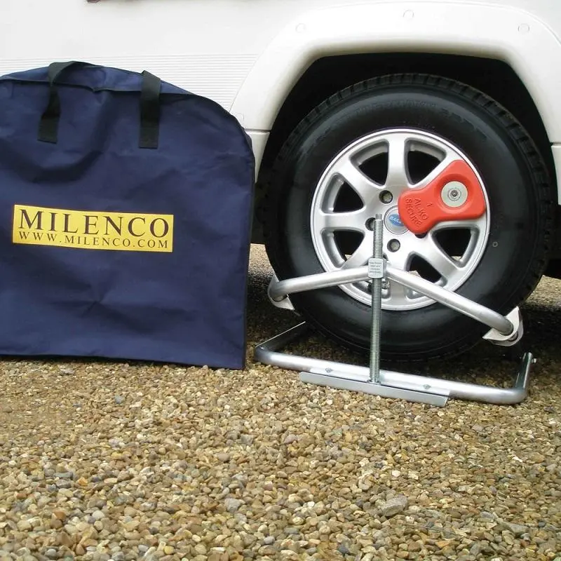 Milenco Aluminium Adjustable Levelling Ramp for Caravans