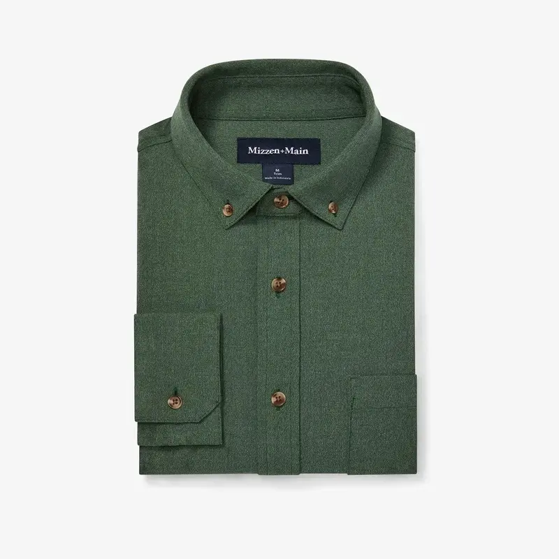 Mizzen + Main City Flannel Button-Down Shirt for Men