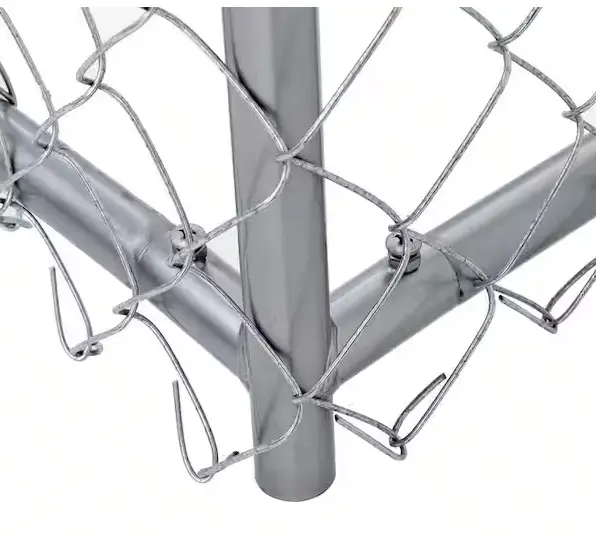 Modular Galvanized Chain-Link Kennel Kit – DIY Assembly System