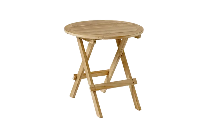 Moni Teak Side Table – 50 cm Diameter