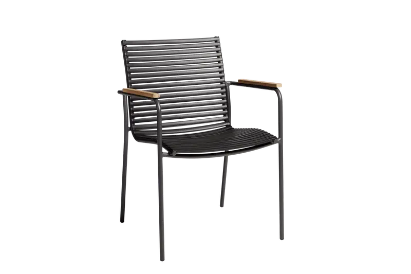 Mood Classic Armchair with Wooden Arms