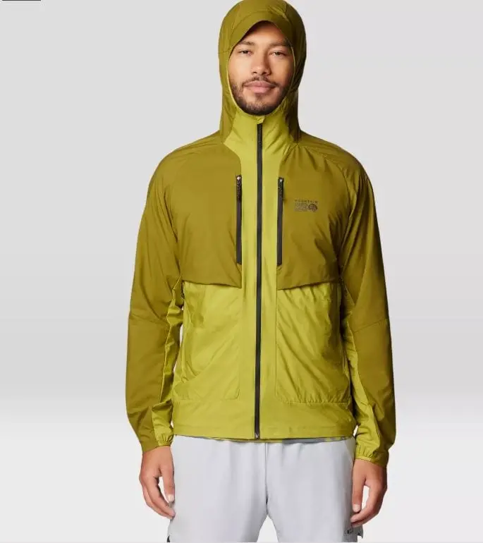 Mountain Hardwear Kor Airshell Hybrid Men’s Jacket – Vetiver & Moon Moss