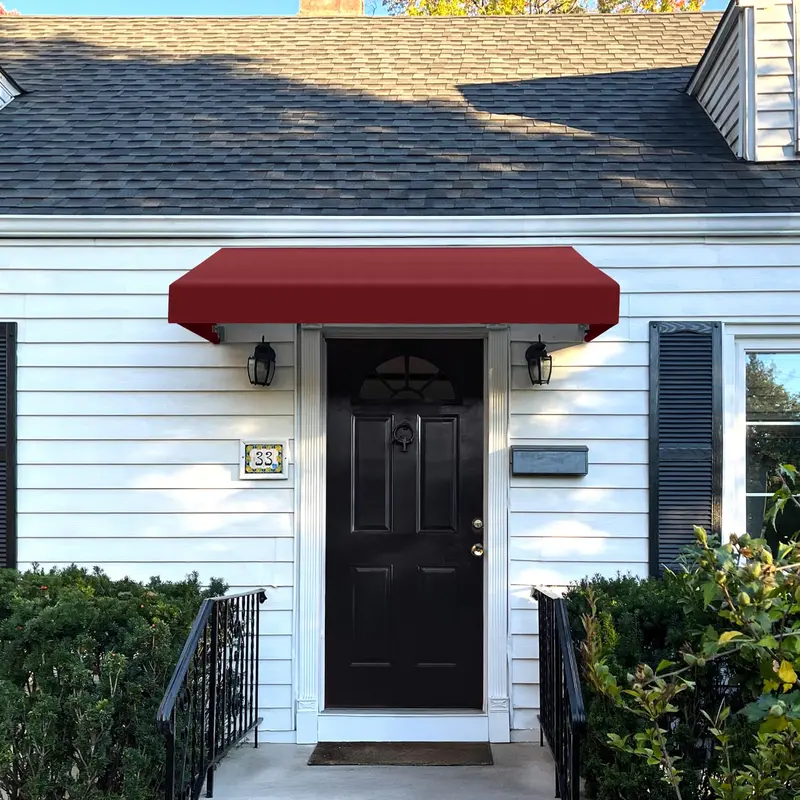 New Yorker 124.5-Inch Wide Full-Coverage Fabric Awning