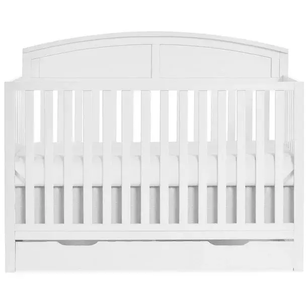 Nico 4-in-1 Convertible Crib – White Design